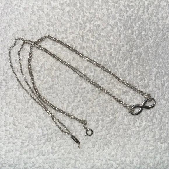 Tiffany & Co. Silver Infinity Necklace - Picture 3 of 6